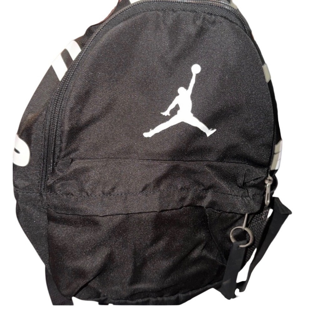 Jordan Jumpman Spell Out Logo Black‎ Mini Backpack Bag
